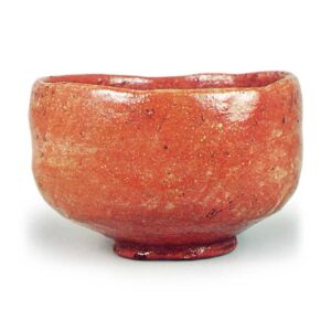 Red Tea Bowl by Dōnyū