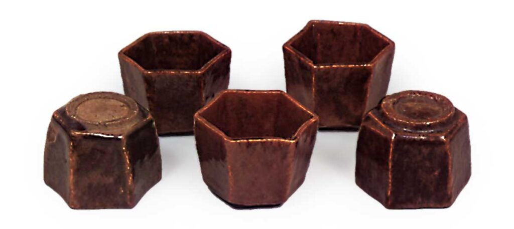 瀬戸 六角 猪口 東京国立博物館