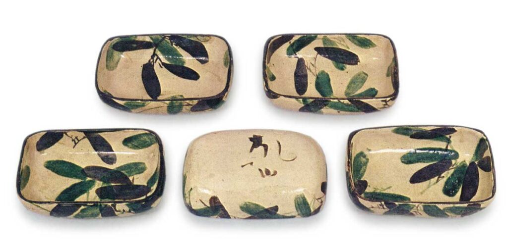 乾山色绘文小碗