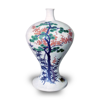 Iro-nabeshima bottle