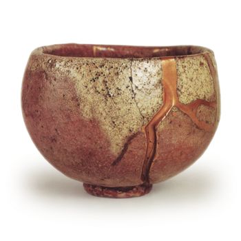 Koetsu Akaraku Tea Bowl Sepou