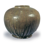 Ash glazed jar