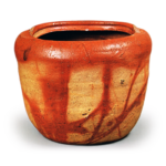 Bizen Water Jar with Hidasuki Wrapper