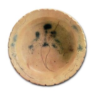 Kiseto, flower-shaped radish illustration bowl