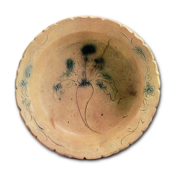 Kiseto, flower-shaped radish illustration bowl