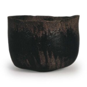 KOETSU Kurogaku Tea Bowl, "Rain Cloud