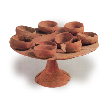 Earthenware, High cup with child's head