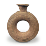 Sue ware: ring-shaped vase.