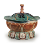 Ninsei: lotus-flower shaped incense burner,