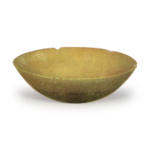 Yellow glazed bowl