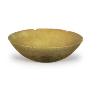 Yellow glazed bowl