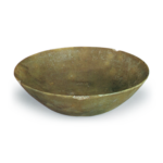 White glazed bowl