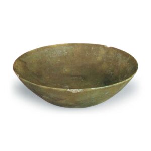 White glazed bowl