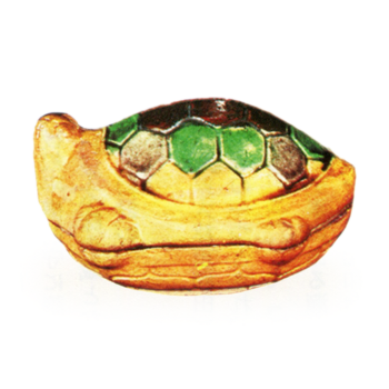 Oogame kougo (large turtle incense container)