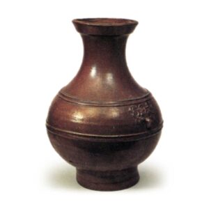 Brown glazed pottery