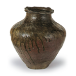 Tokoname ware: jar.