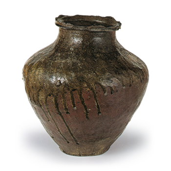 Tokoname ware: jar.