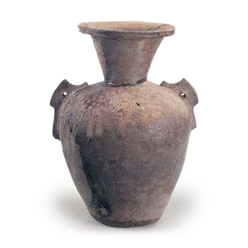 Sue ware: vase with two handles.