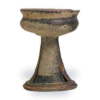 Sue ware: stem bowl.