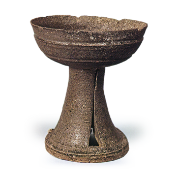 Sue ware: stem bowl.