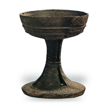 Sue ware: stem bowl.