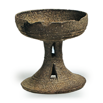 Sue ware: stem bowl.