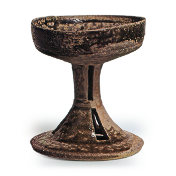 Sue ware: stem bowl.