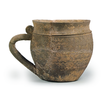 Sue ware, handled pot