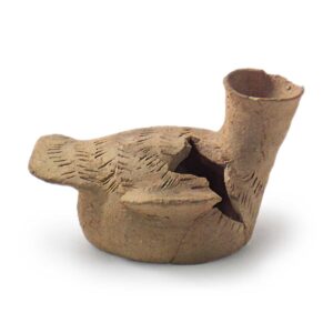 Sue ware: bird-shaped vase