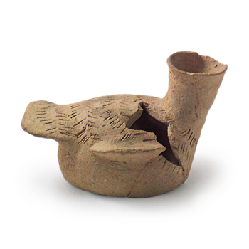 Sue ware, bird-shaped vase