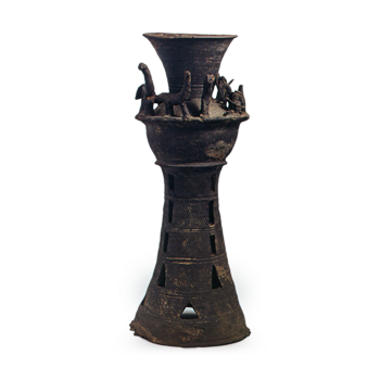 Sue ware, jar with decorative base