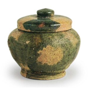 Sansai ware: Small Jar,