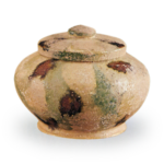 Sansai ware: Small Jar,