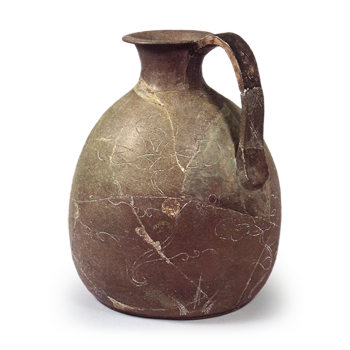 Kaiyu ware: Vase with handles and floral motifs