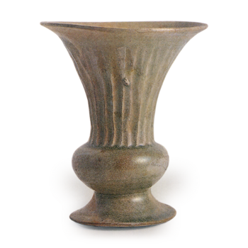 Seto ware: Vase with ash glaze