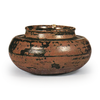 Seto ware: Tea caddy of taikai