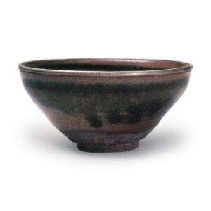 Seto ware: tea bowl of temmoku form, known as "Gyokkan".