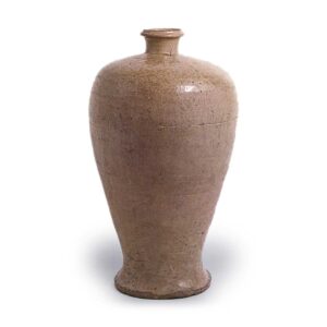 Seto ware: vase, ash glaze.