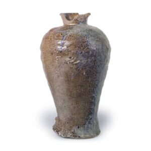 Seto ware: Vase, ash glaze.