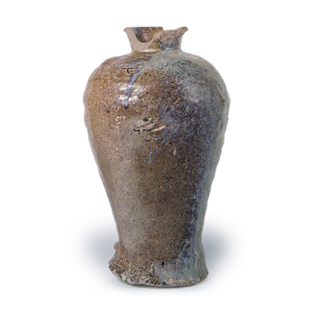 Seto ware: Vase, ash glaze.