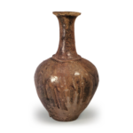 Tokoname ware: bottle vase.