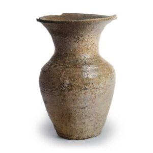 Tokoname ware: wide-mouth jar.