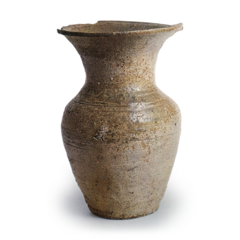 Tokoname ware: wide-mouth jar.