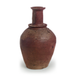 Tokoname ware: bottle vase.