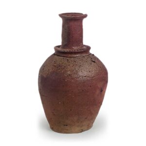 Tokoname ware: bottle vase.