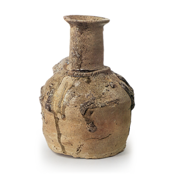 Tokoname ware: bottle vase.
