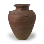 Tokoname ware: jar with three handles.