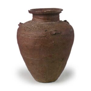 Tokoname ware: jar with three handles.