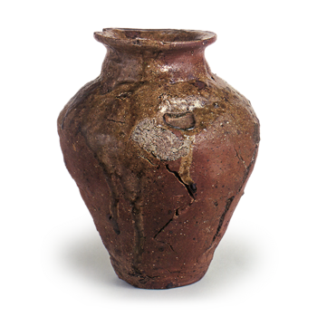 Tokoname ware: jar. 14th century.