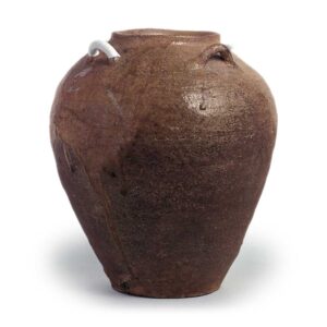 Tokoname ware: jar with four handles.